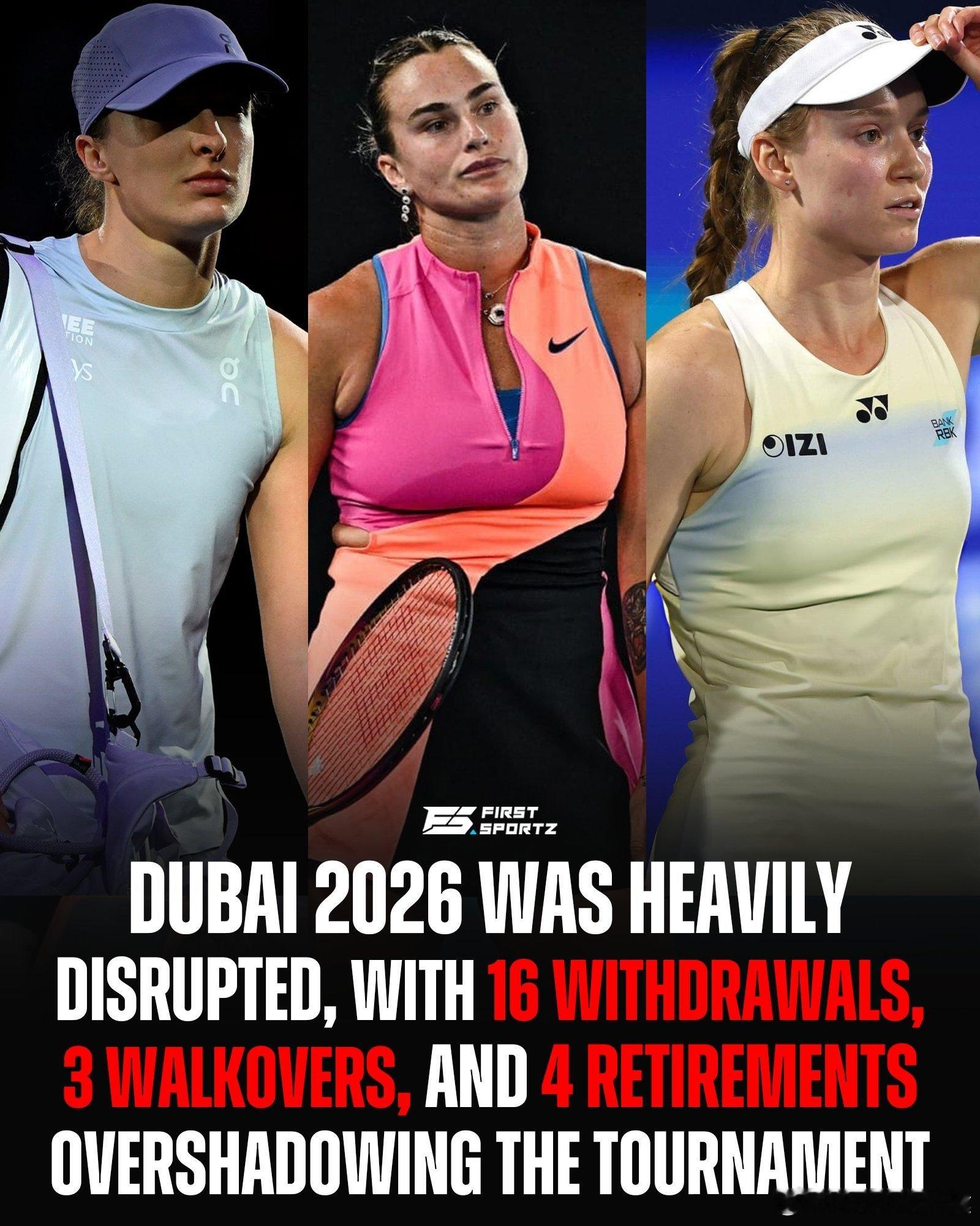 【卡费尔尼科夫为迪拜赛总监发声：那么多人退赛 肯定想自杀】“总监有权这样表达。当