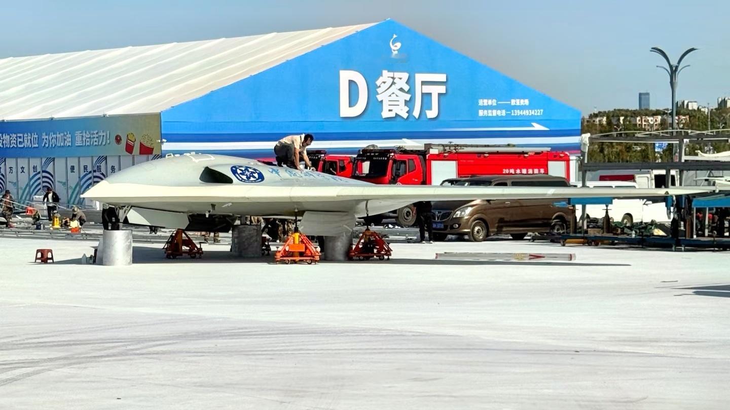 长春航空展，中国科学院的隐身飞机？图源网络。 ​​​