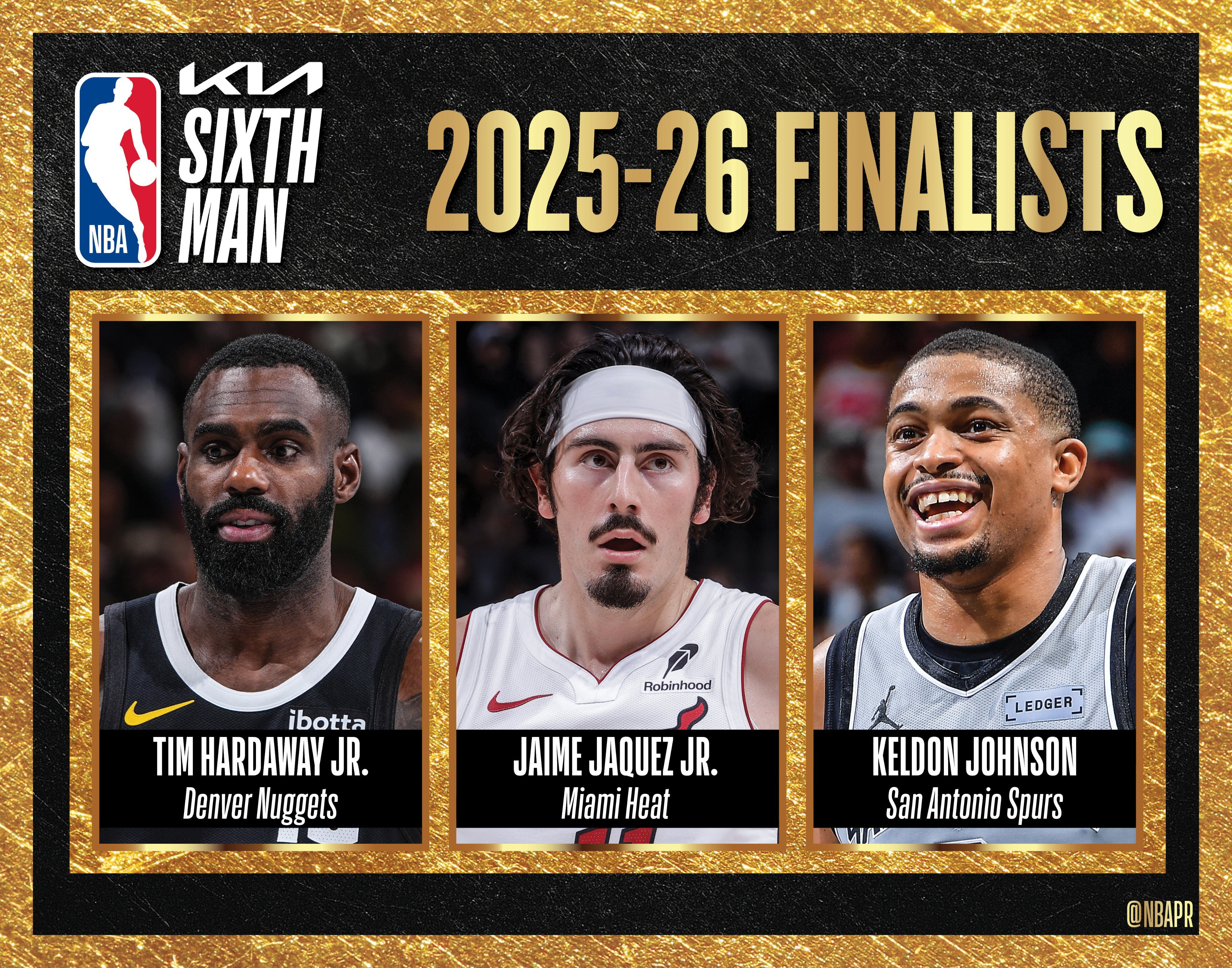 恭喜凯尔登·约翰逊入选2025-26赛季最佳第六人最终候选人名单！go刺gonb