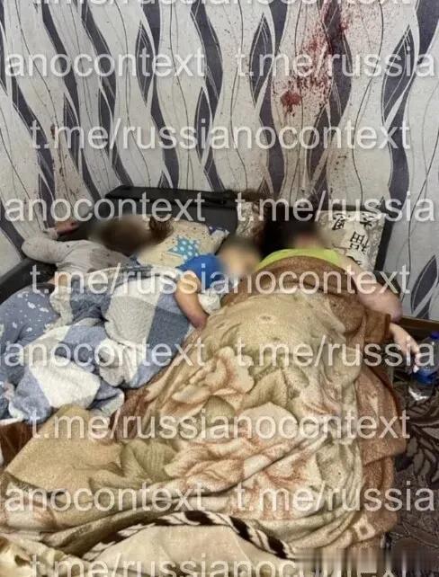 卡德罗夫牙兵被指杀害了一个乌克兰家庭 9口人。俄罗斯电报频道发布相关现场视频，“