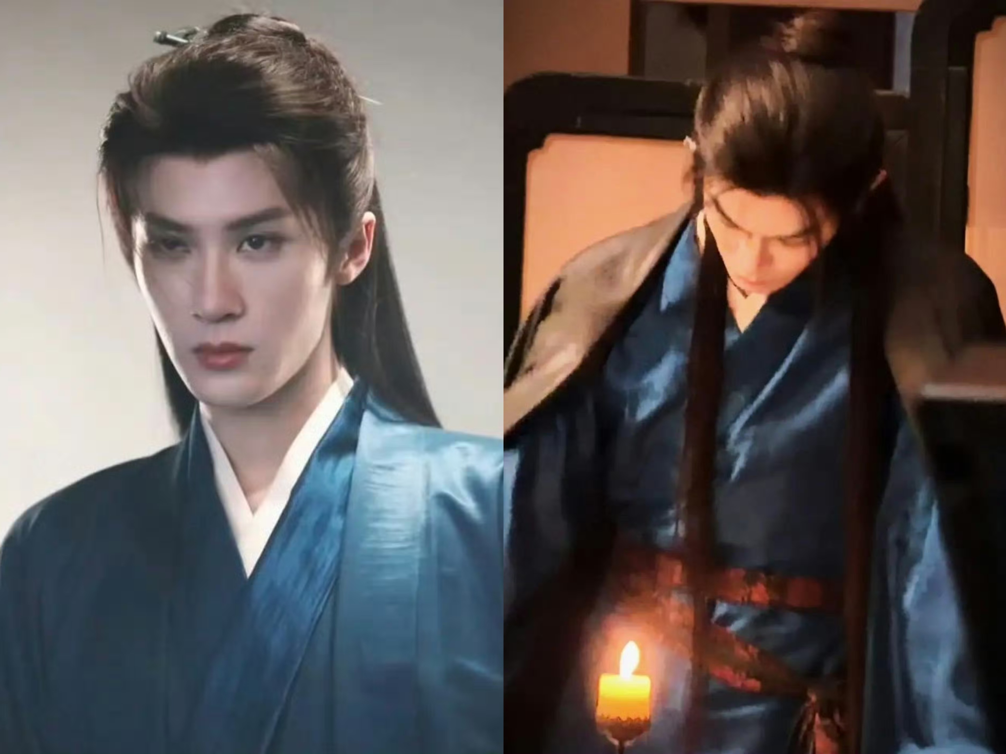 檀健次还原谢却山。丁禹兮还原檀健次。 