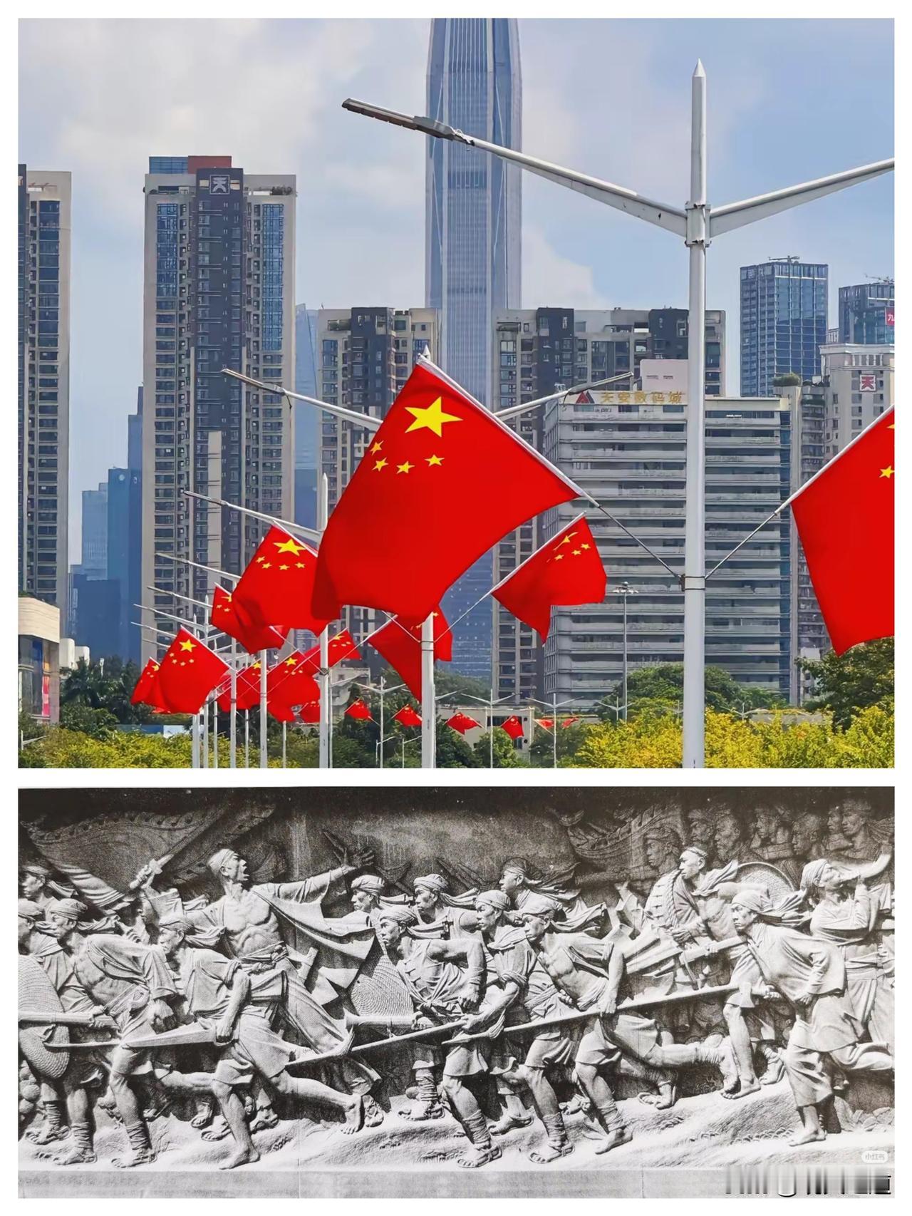 国庆前那几天，网上突然传开四句话，没人知道是谁写的，也没人去管它是不是官方说的，