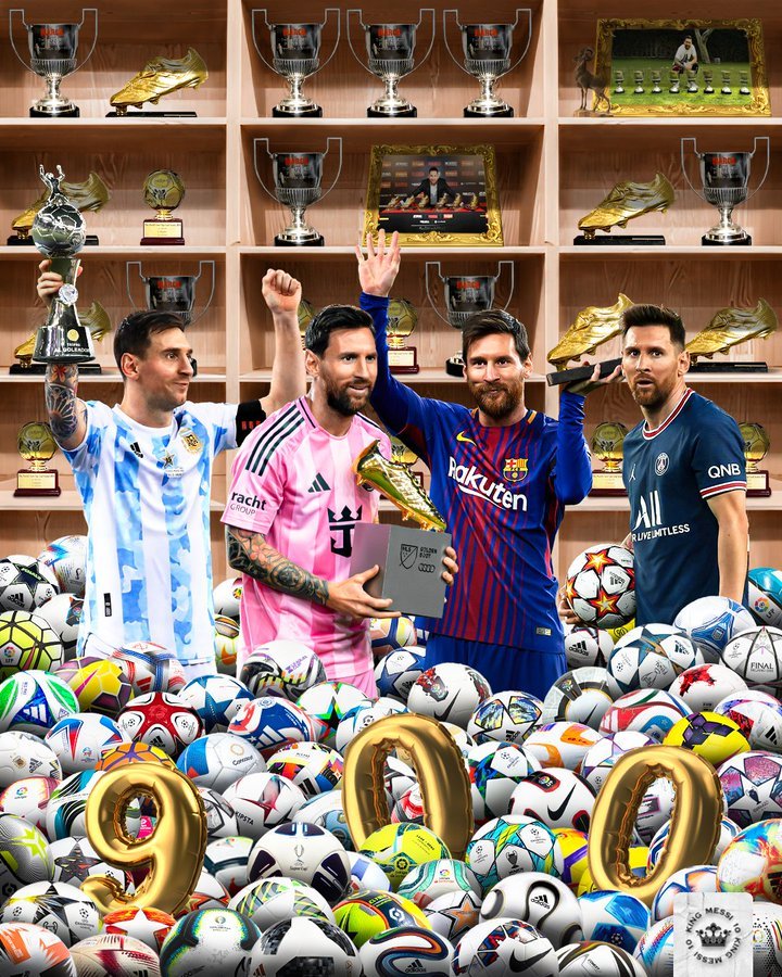 900球里程碑！欧洲媒体集体熬夜为梅老板刷屏🇦🇷当迈阿密凌晨的球网被第900