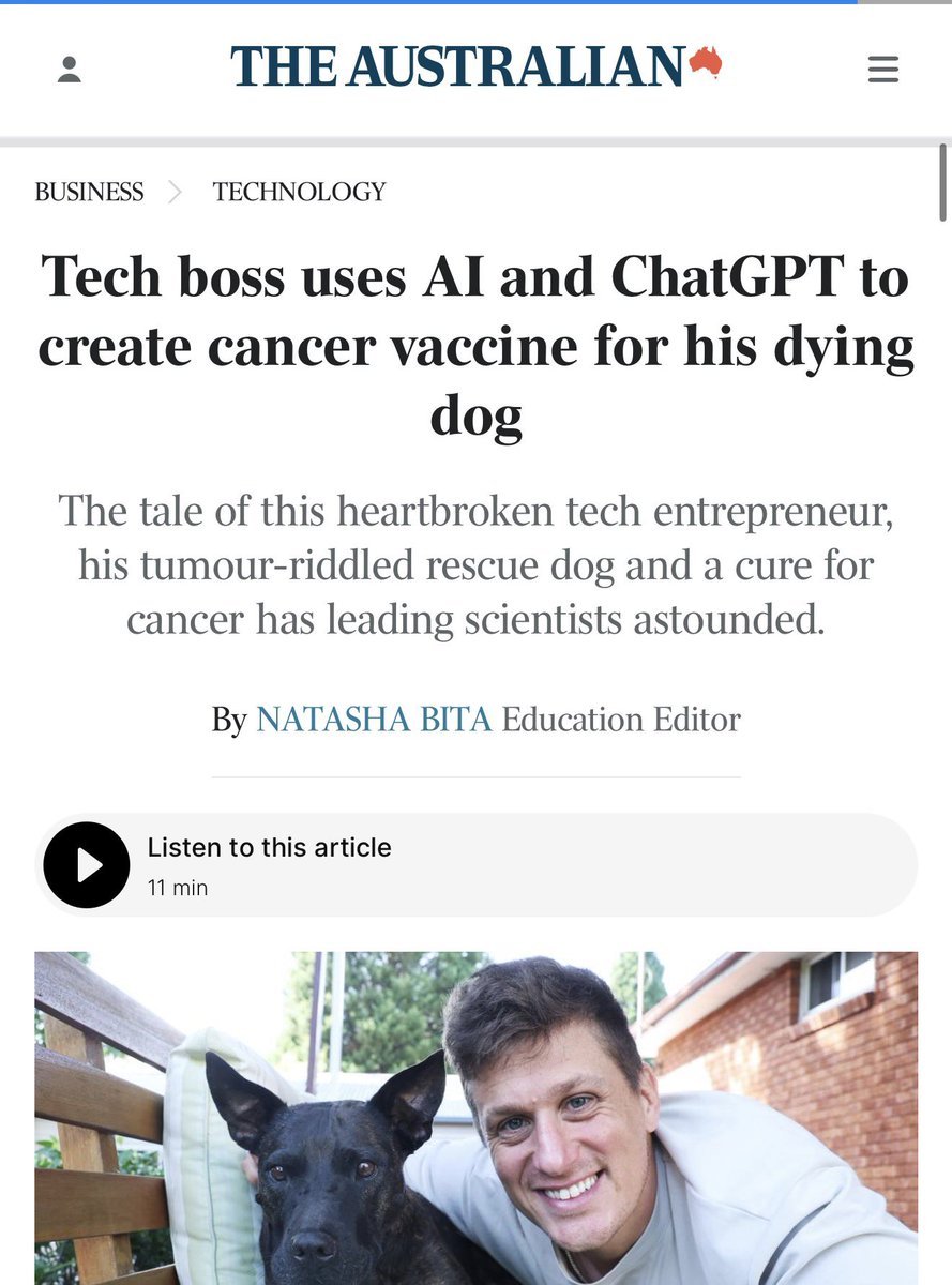 澳洲一个程序员，领养了只癌症晚期的流浪狗 Rosie，兽医说活不了几个月这哥们没