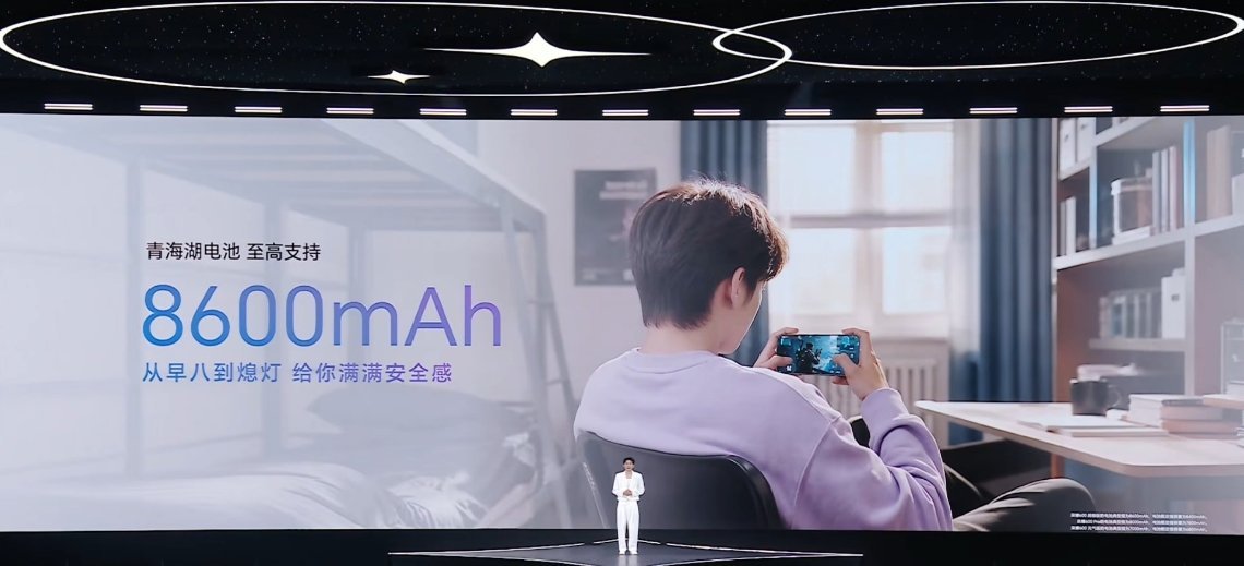 荣耀 600 超级版搭载 8600mAh 青海湖电池（含硅量 15%，能量密度 