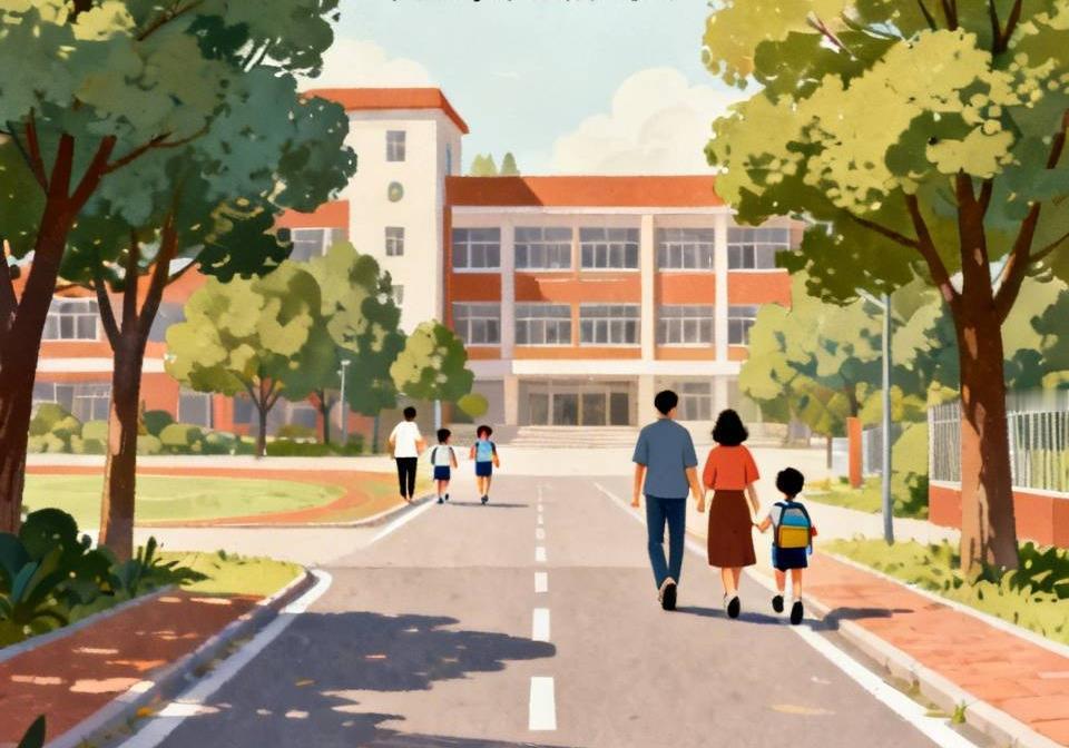 开学季站在校门口目送孩子蹦跶着踏入校园，攥了俩月的那股劲儿终于松下来了。
   