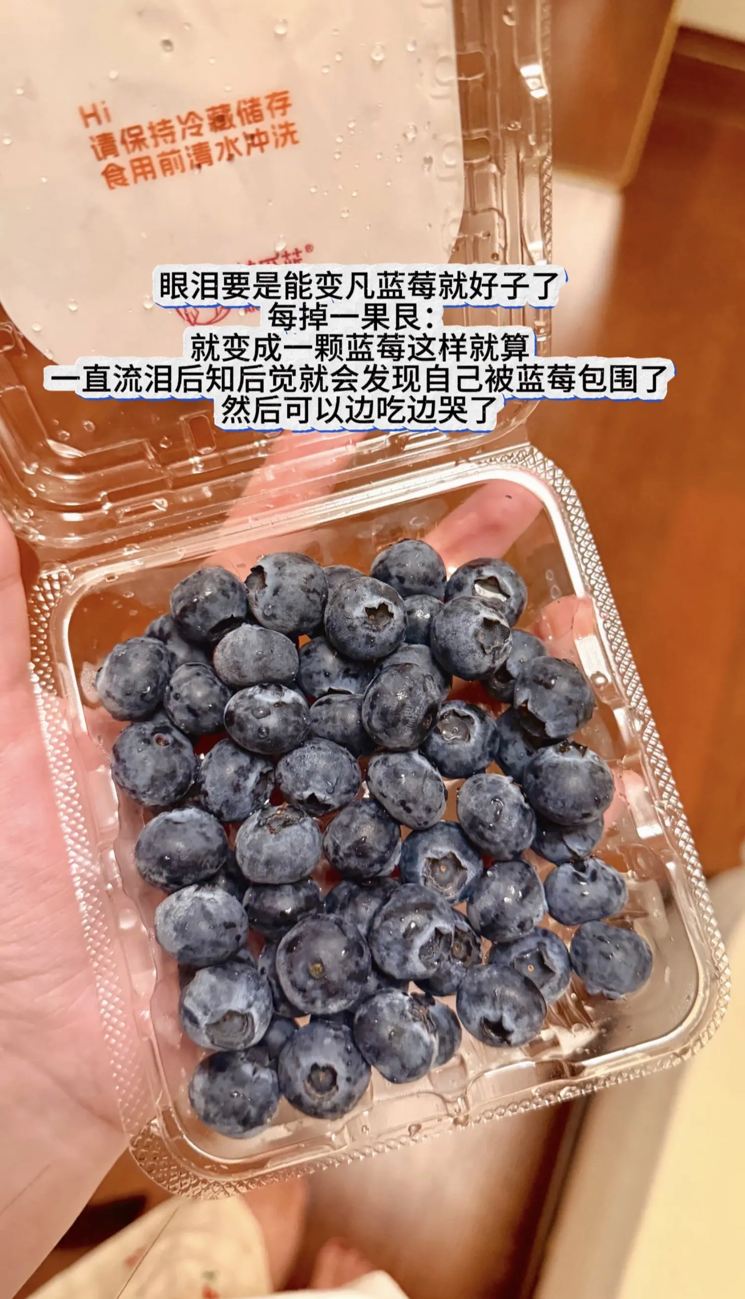 如果蓝莓跟牛一样大就好了🫐。