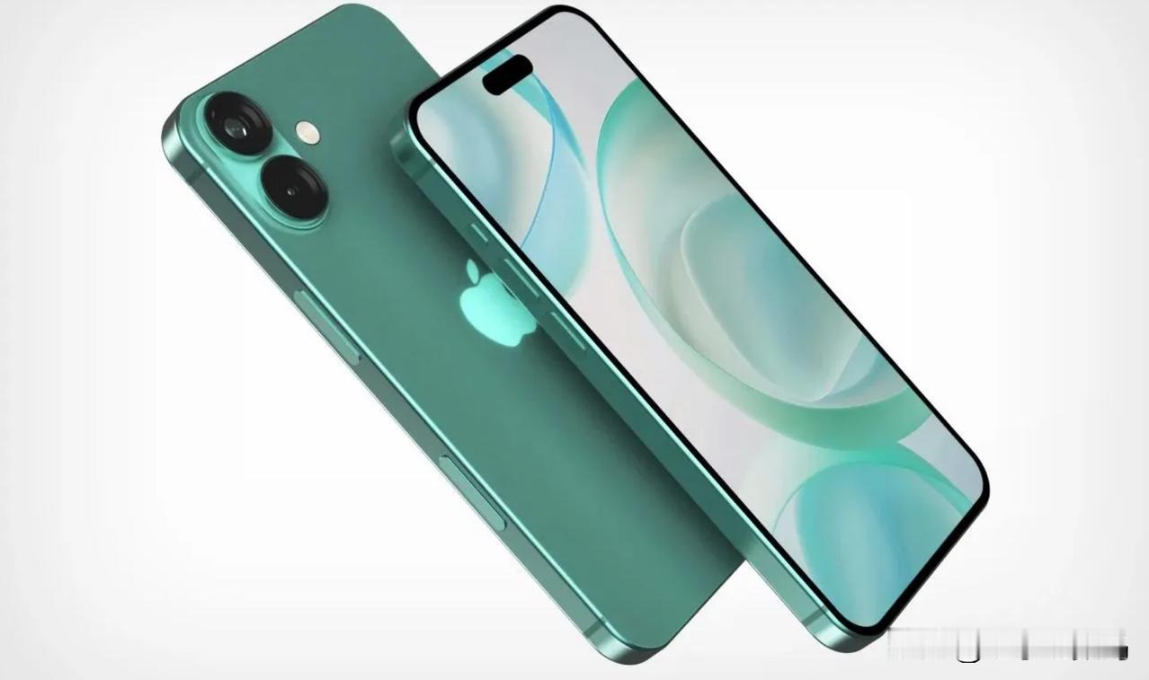 看多了各家旗舰的硕大镜头模组，突然觉得iPhone 16的这最新渲染图还挺小清新