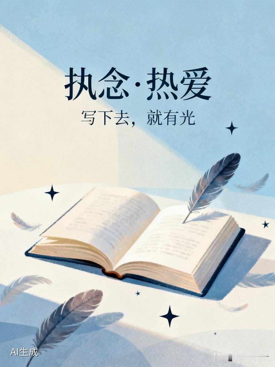 我喜欢写小说，到底有没有好的结果，自己也不知道。不过有一份执念，一份爱好，总比碌