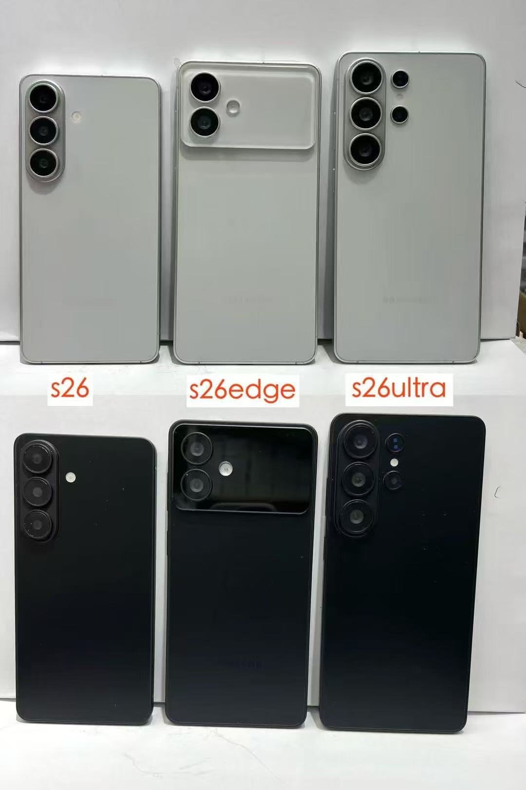 三星S26系列劣质机模，给配件厂测试壳子用的这个机模还没来得及砍掉S26 Edg