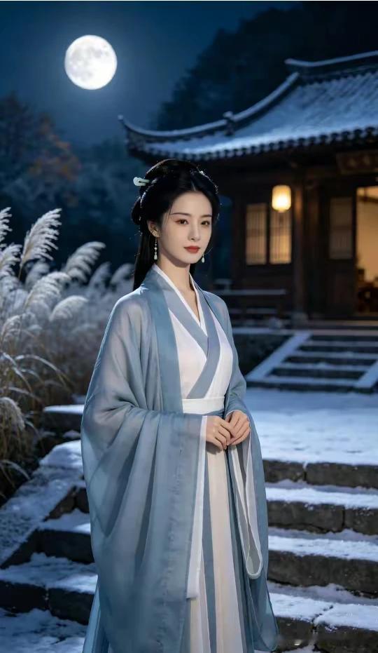 夜夜相思（ 鬓）白发
年年孤影（ 陪）寒窗