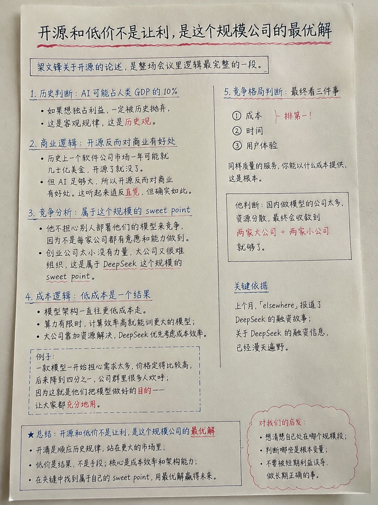 梁文锋融资会议52句话AI行业当下最大的误区，就是把算力堆砌等同于商业化能力，梁