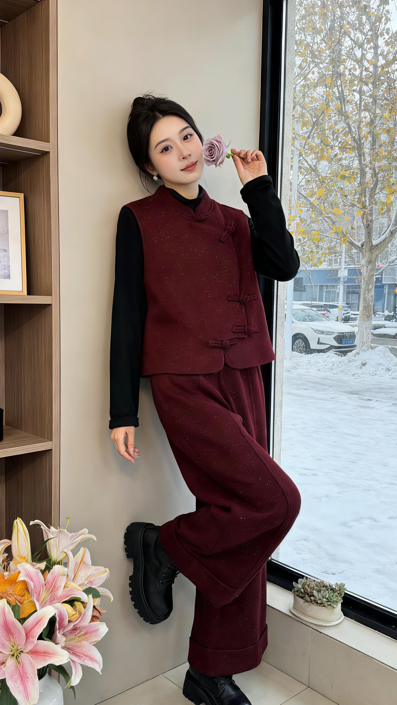 穿搭穿搭 新中式 过年穿什么 套装穿搭 这也太好看了