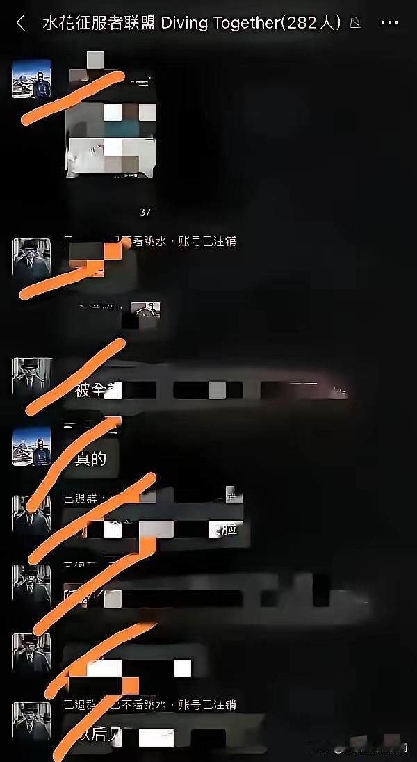 “水花征服者联盟”群解散了？晚了！282个网暴者，一个都别想跑

群规白纸黑字写