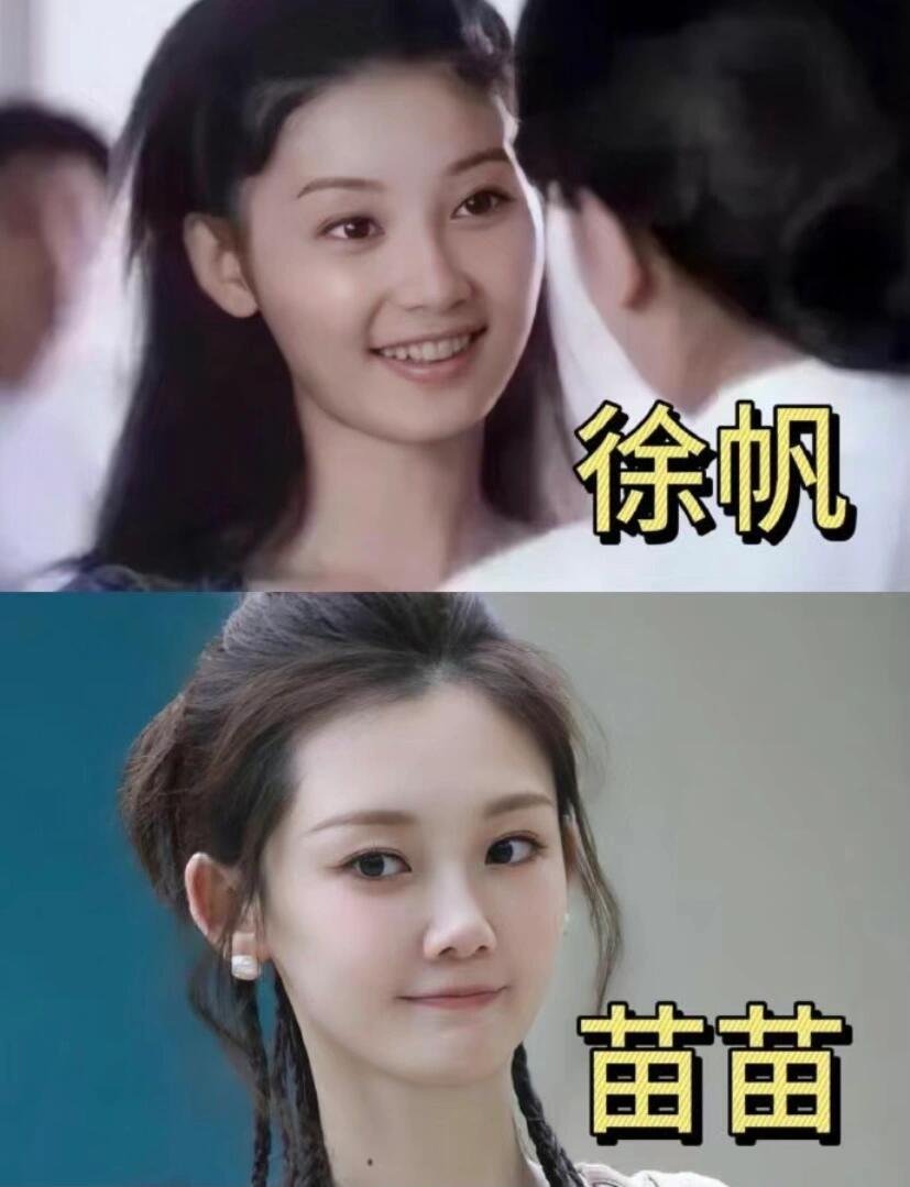 我趣，怪不得…有没有人发现苗苗很像年轻时候的徐帆，怪不得冯小刚会一眼相中苗苗做女