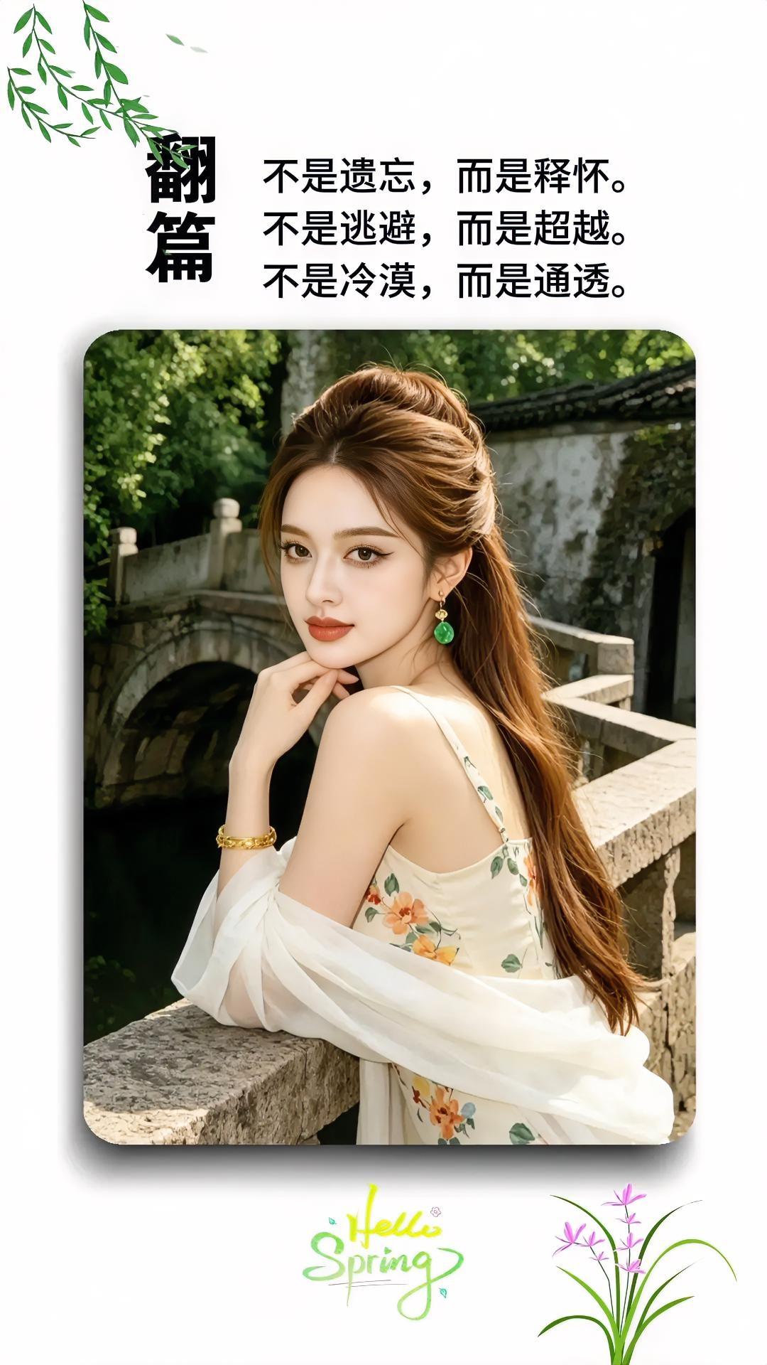 这段话可以救我千万次，能将你从谷底里拖出来的，从来不是时间而是你心里的格局，和你