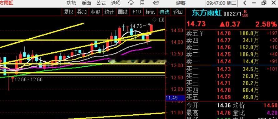 东方雨虹，长线股，新高！！！ 