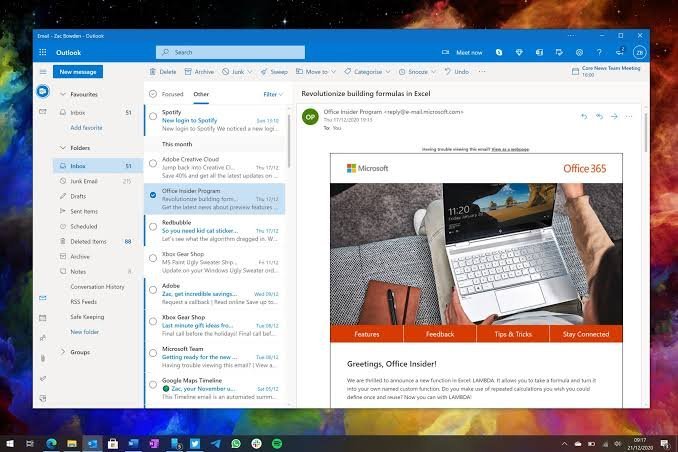 微软将为经典版 Outlook for Windows 客户端提供产品支持至少到