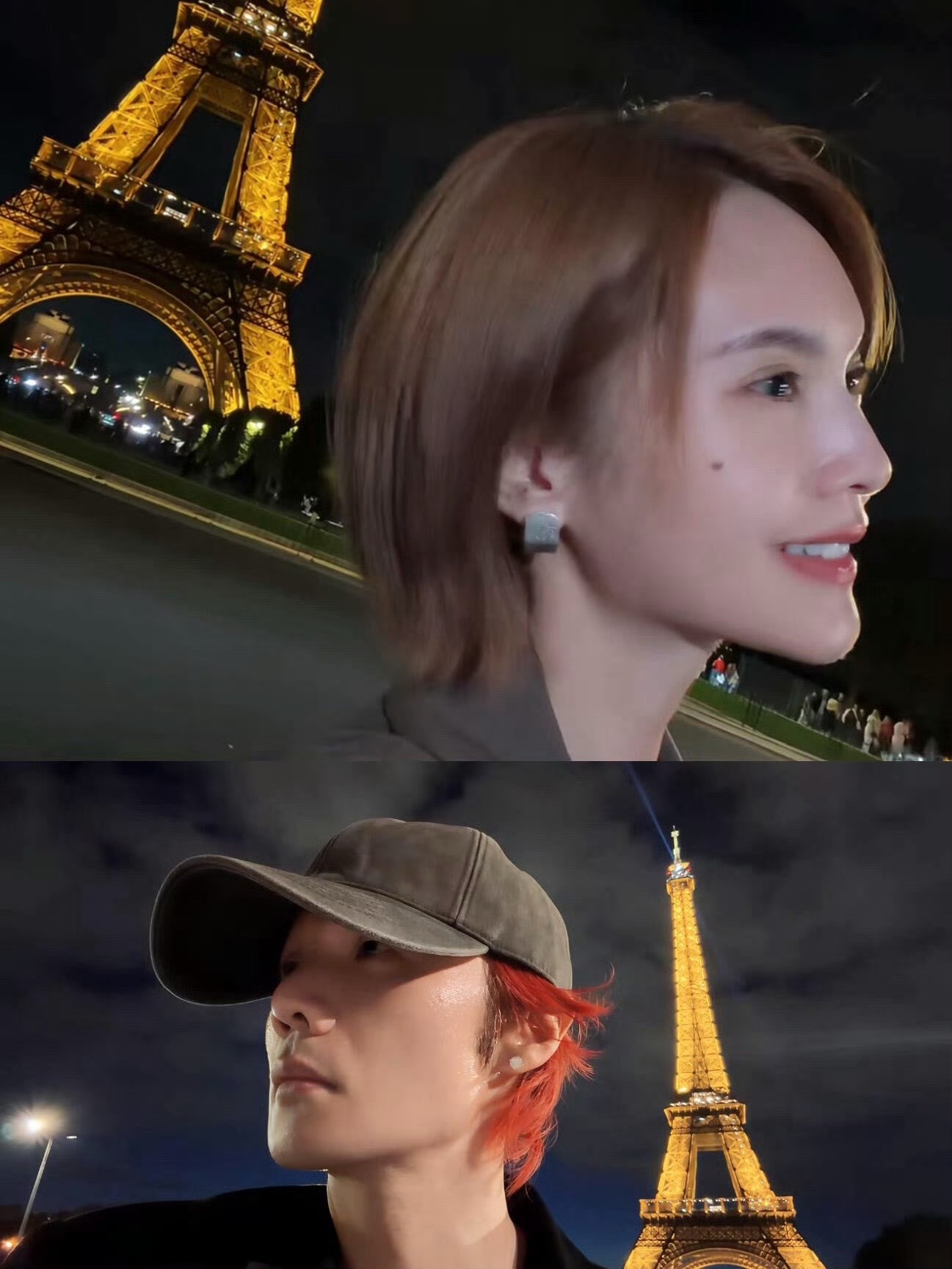 李荣浩蹲着给杨丞琳拍照李荣浩和杨丞琳这波“墨镜倒影里的隐秘密糖”，真的是低调又高
