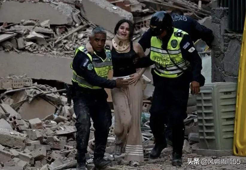 多灾多难的委瑞内拉地震持续爆发，24日一分钟内2次7级地震，首都加拉加斯震感最强
