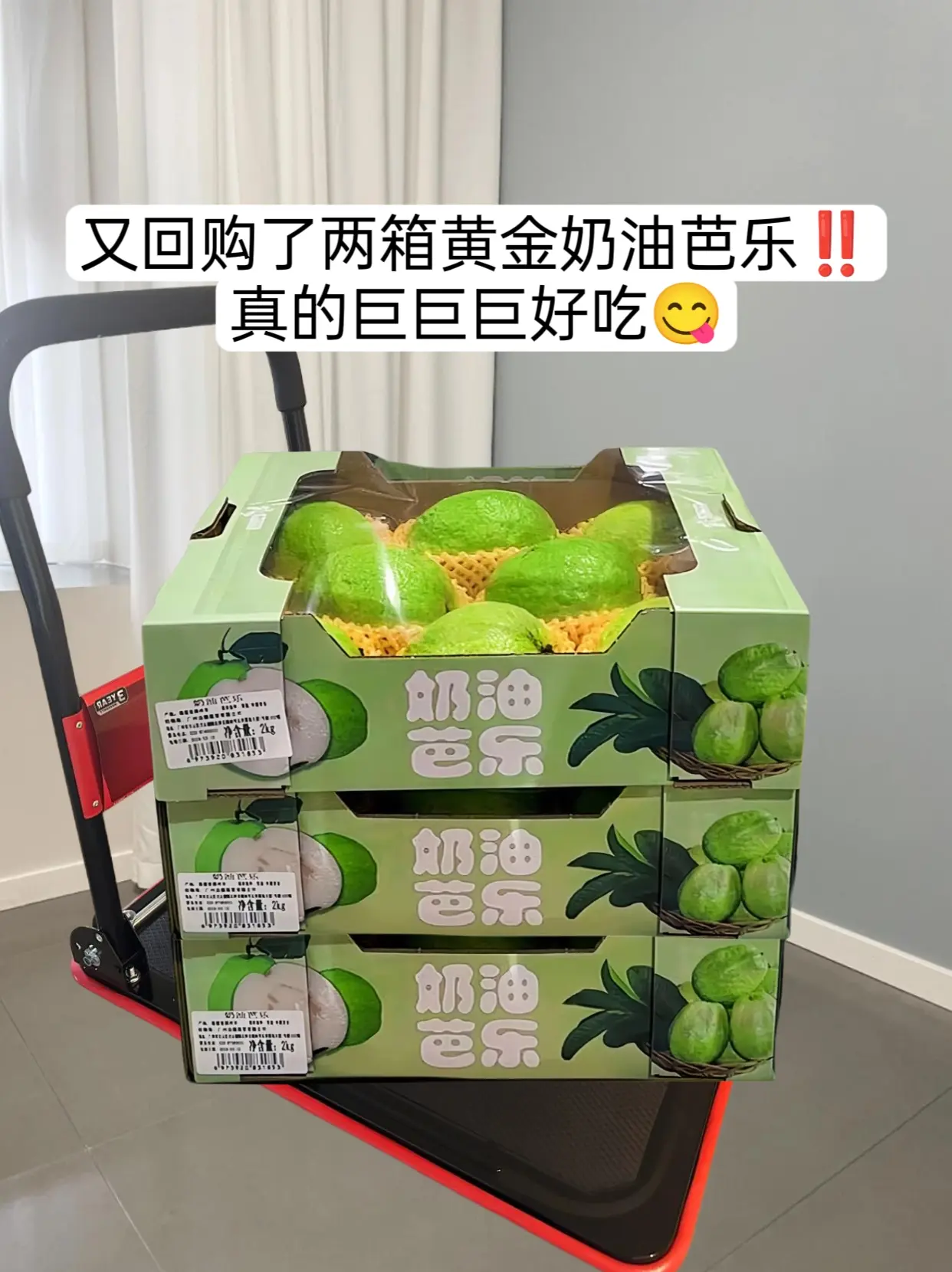 一年只吃这一季的黄金奶油芭乐！个头饱满又新鲜，一口下去又软又糯，香甜多...