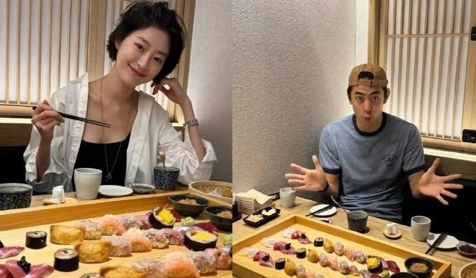 纪凌尘和大4岁韩国女友恋爱时间超过阚清子，但还没结婚，感情看起来不错的样子 