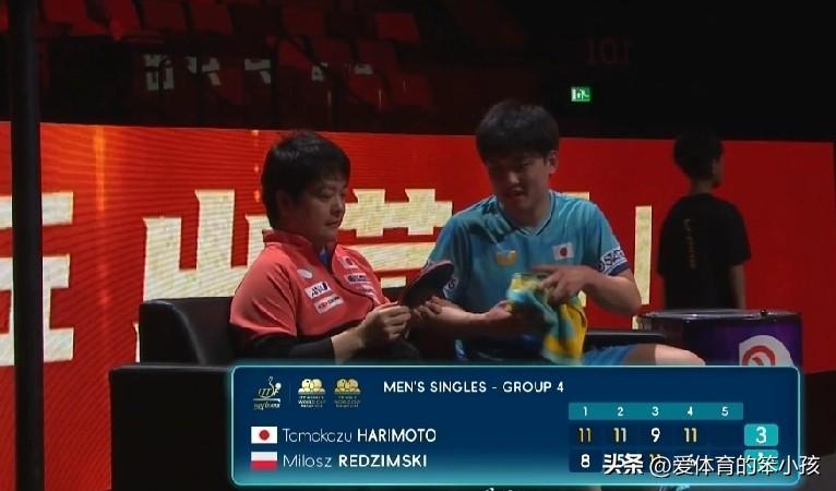 澳门乒乓球世界杯的赛场上，午间黄金时段迎来一场2号桌上的强强对话，来自波兰的雷德