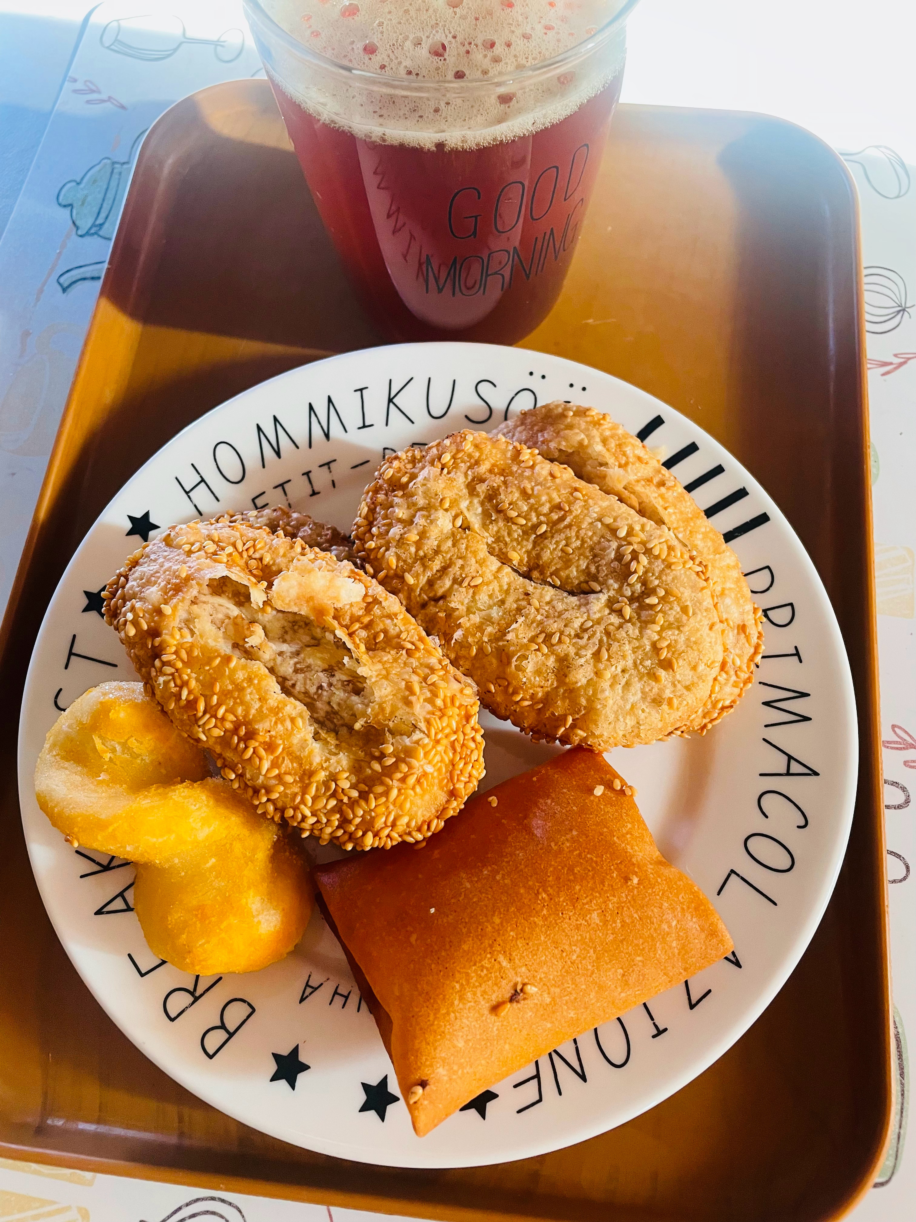 今天早餐是消耗前天饭店打包回来的饼 不舍得浪费