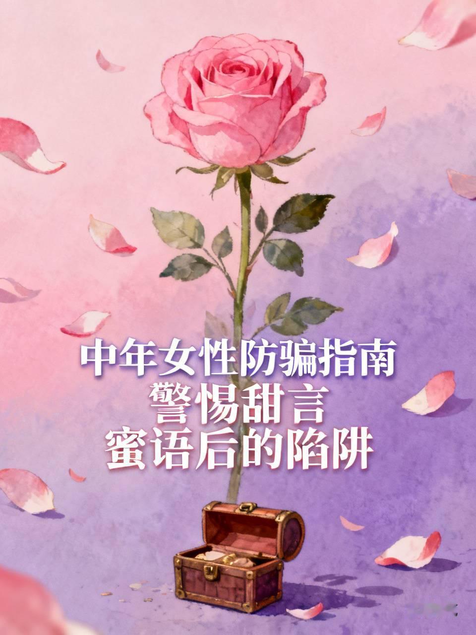 中年女性一定要警惕一种人。

到了这个年纪，身边异性越来越少，突然有个人对你嘘寒