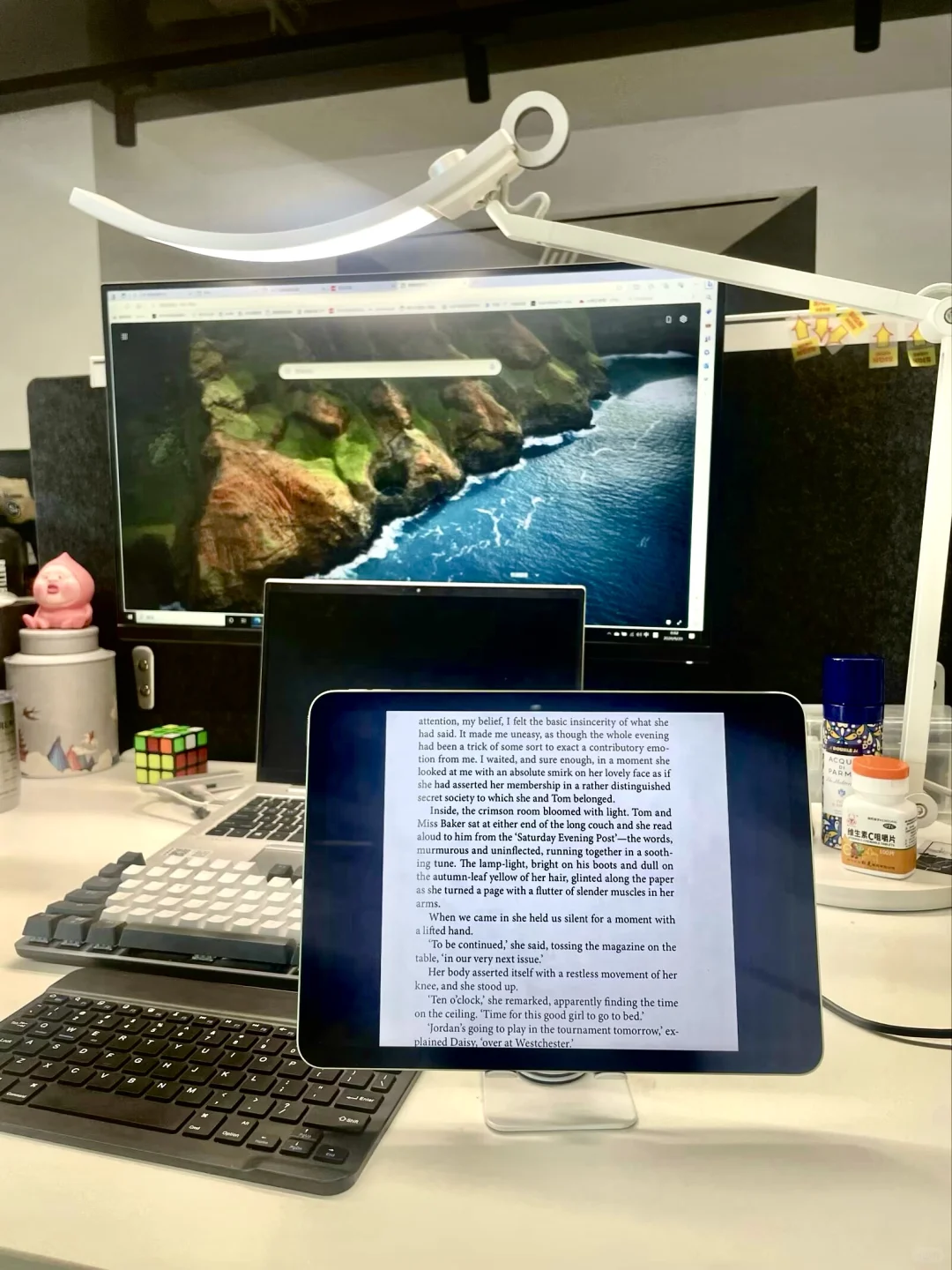 早7:42，同事都没来，我做题2小时了