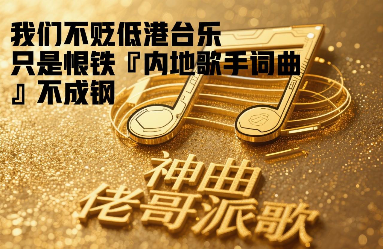 内地歌手为何难占音乐榜单前列他们尊重港台音乐，音综都唱港台乐，这种被资本拿捏的游