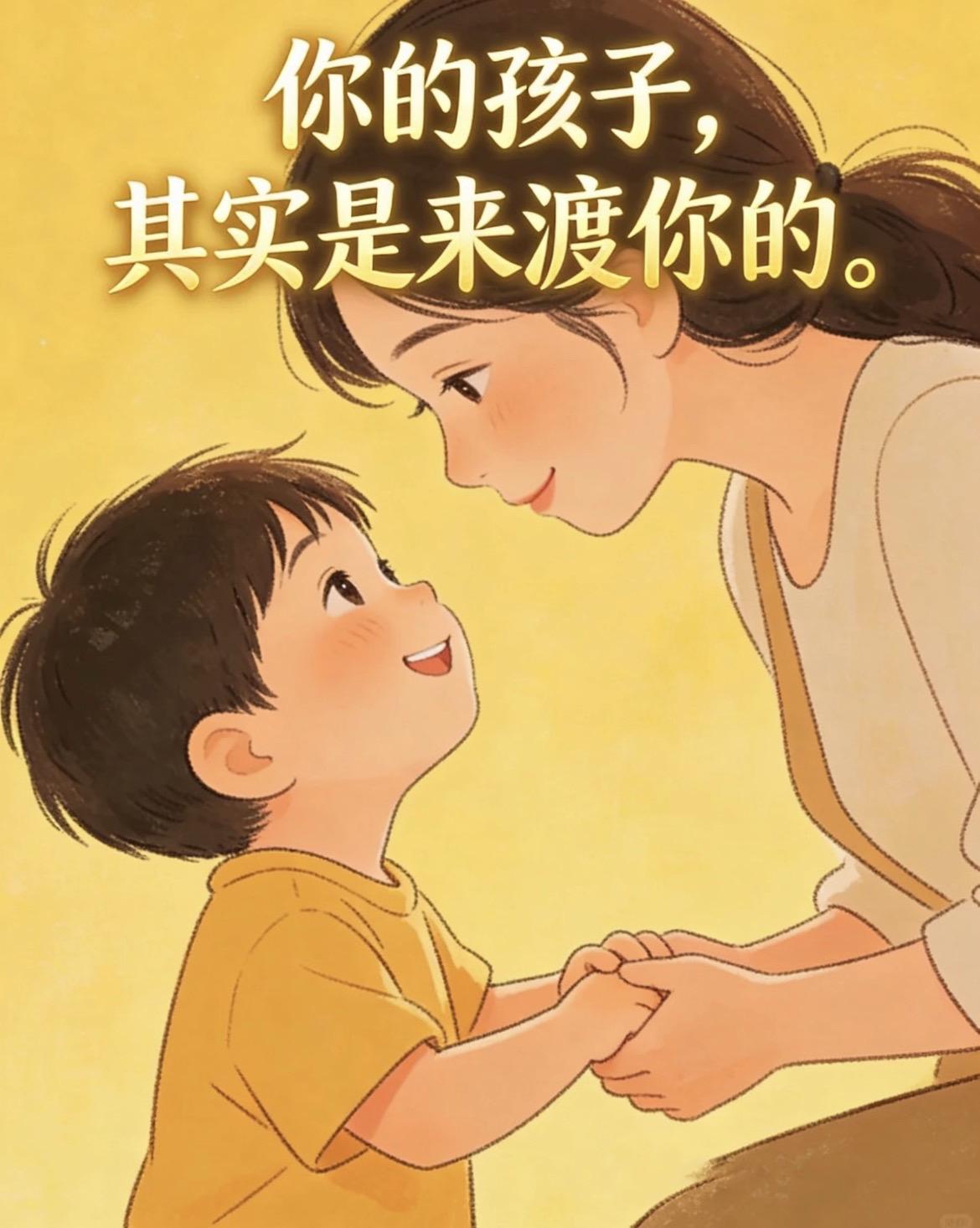 你的孩子其实是来渡你的