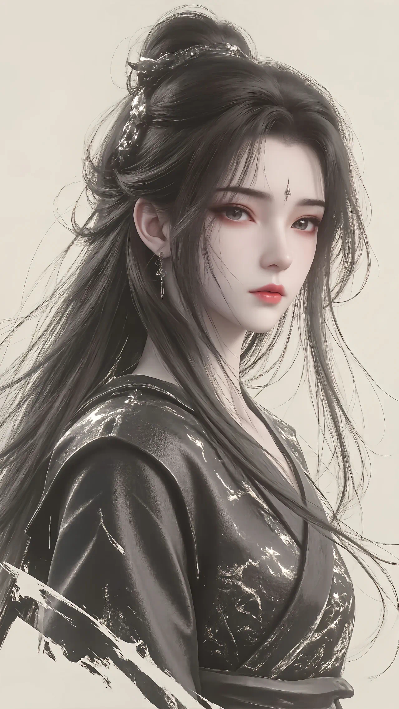 仙逆  李慕婉【精致美图】水墨风，更显淡雅仙风！虽然可能一两年见不到婉儿，但心里