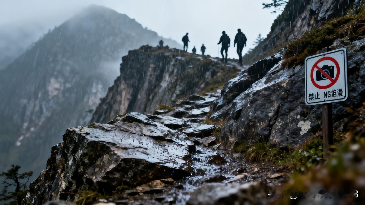 近日这悲剧让人惋惜了！37 岁的妈妈跟随近 的登山俱乐部登山，因山崖陡峭且雨后石