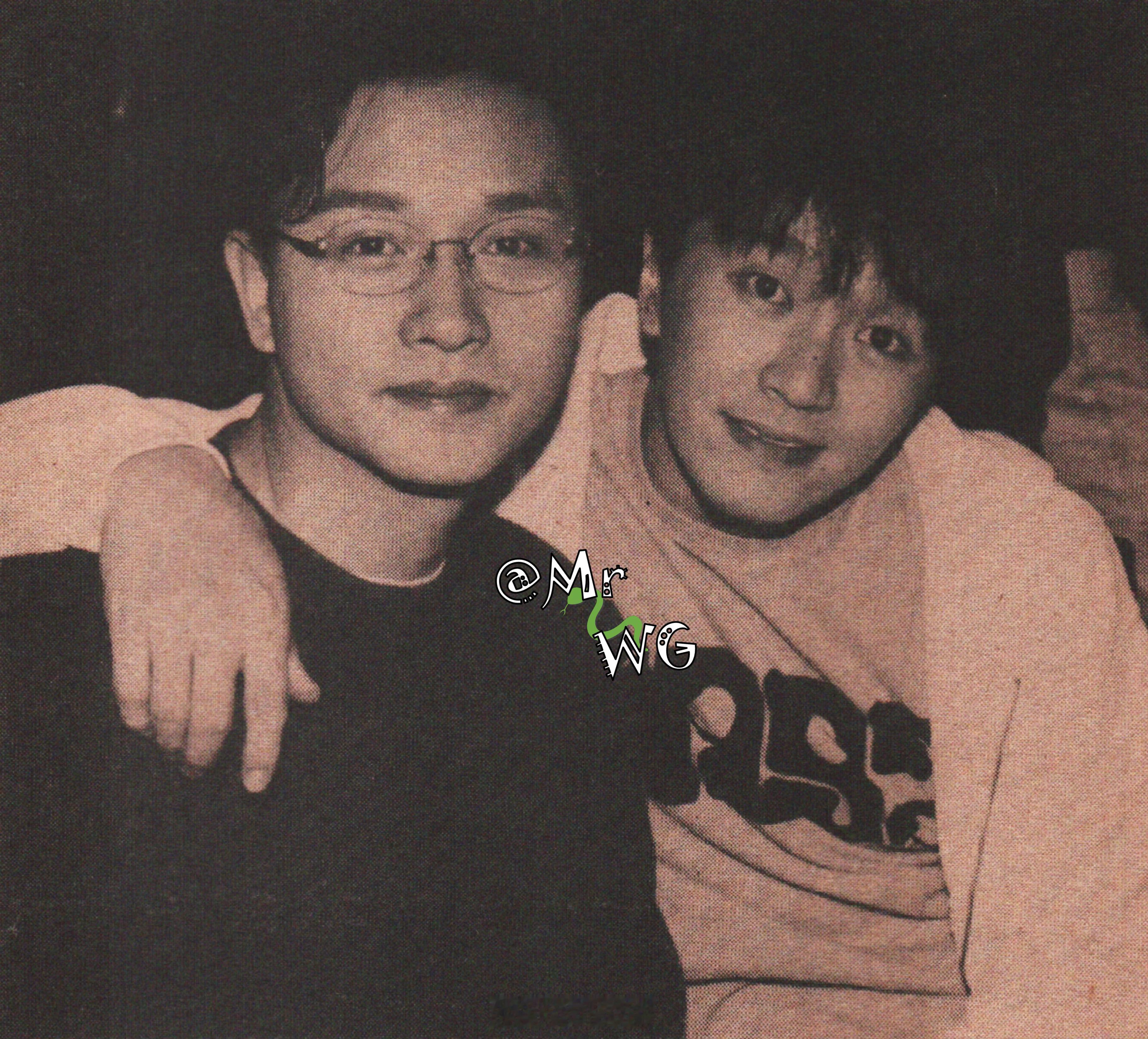 张国荣独家扫描 二哥、三弟，两大高颜值——1992年，宣传【家有喜事】的张国荣张