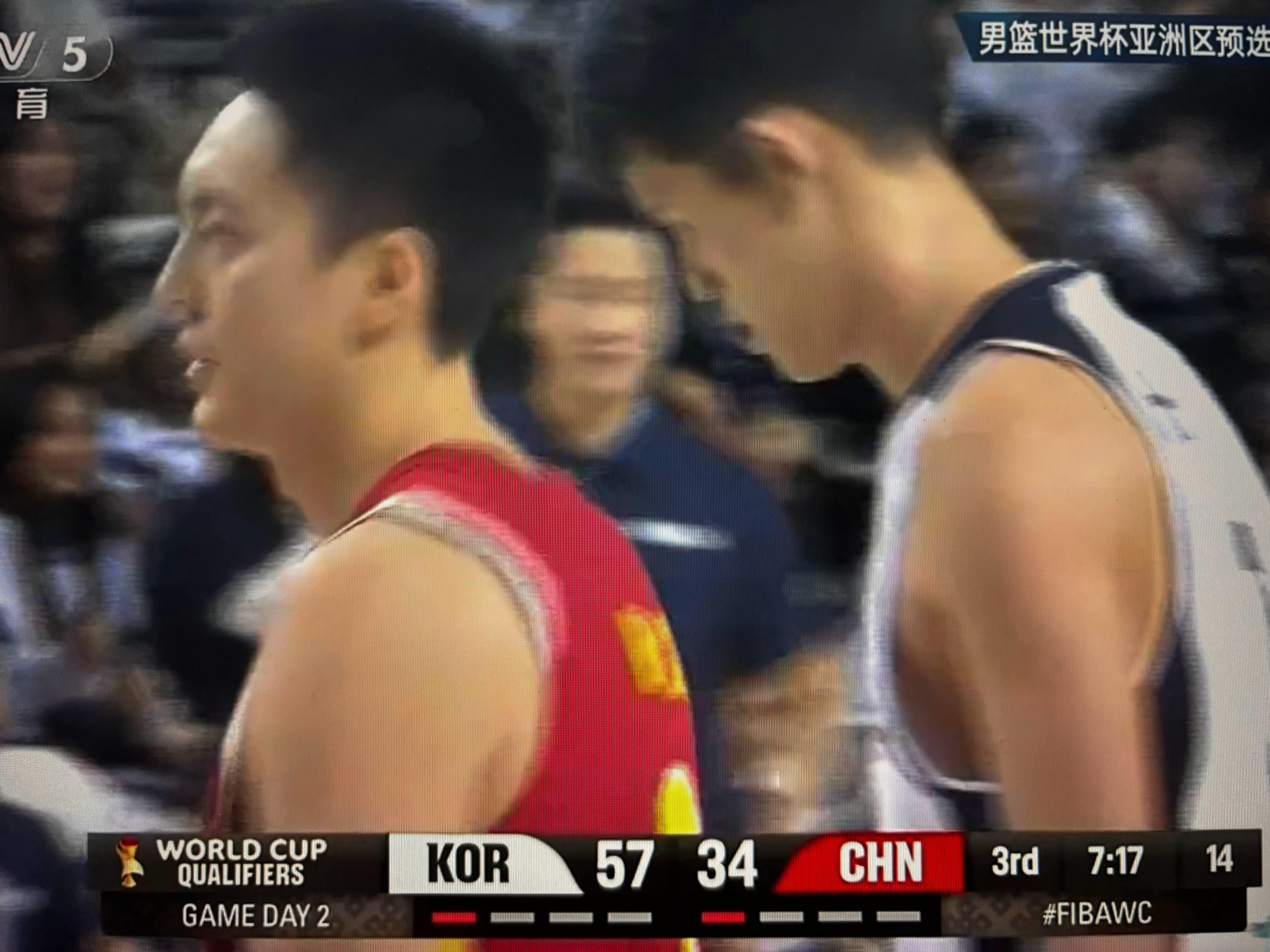 没有奇迹了兄弟，我刷碗去了 中国男篮vs韩国男篮