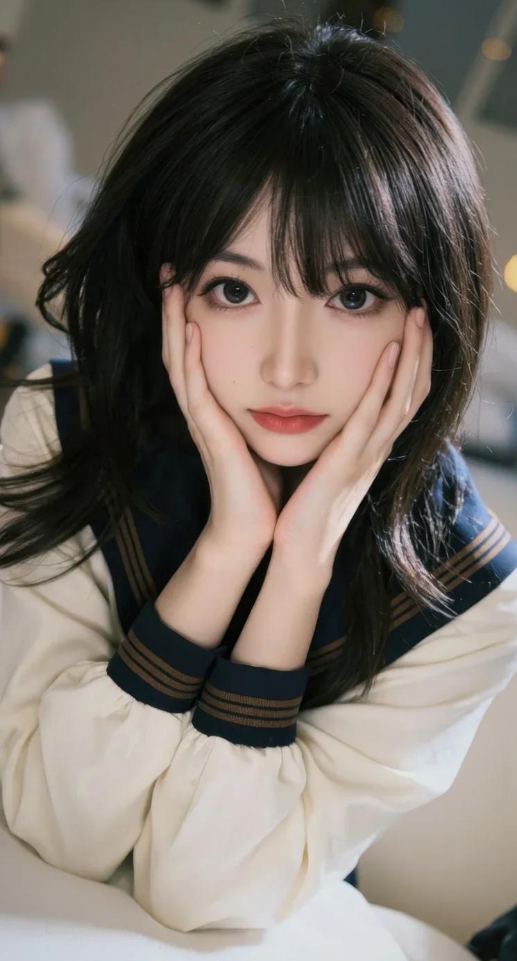 元气少女，校园风穿搭，甜美可爱！💕📚✨jk