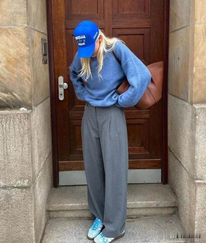 美搭社:毛衣+阔腿裤