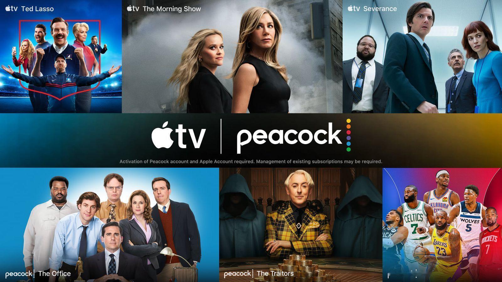【Apple TV 和 Peacock 每月 19.99 美元订阅服务现已在 A