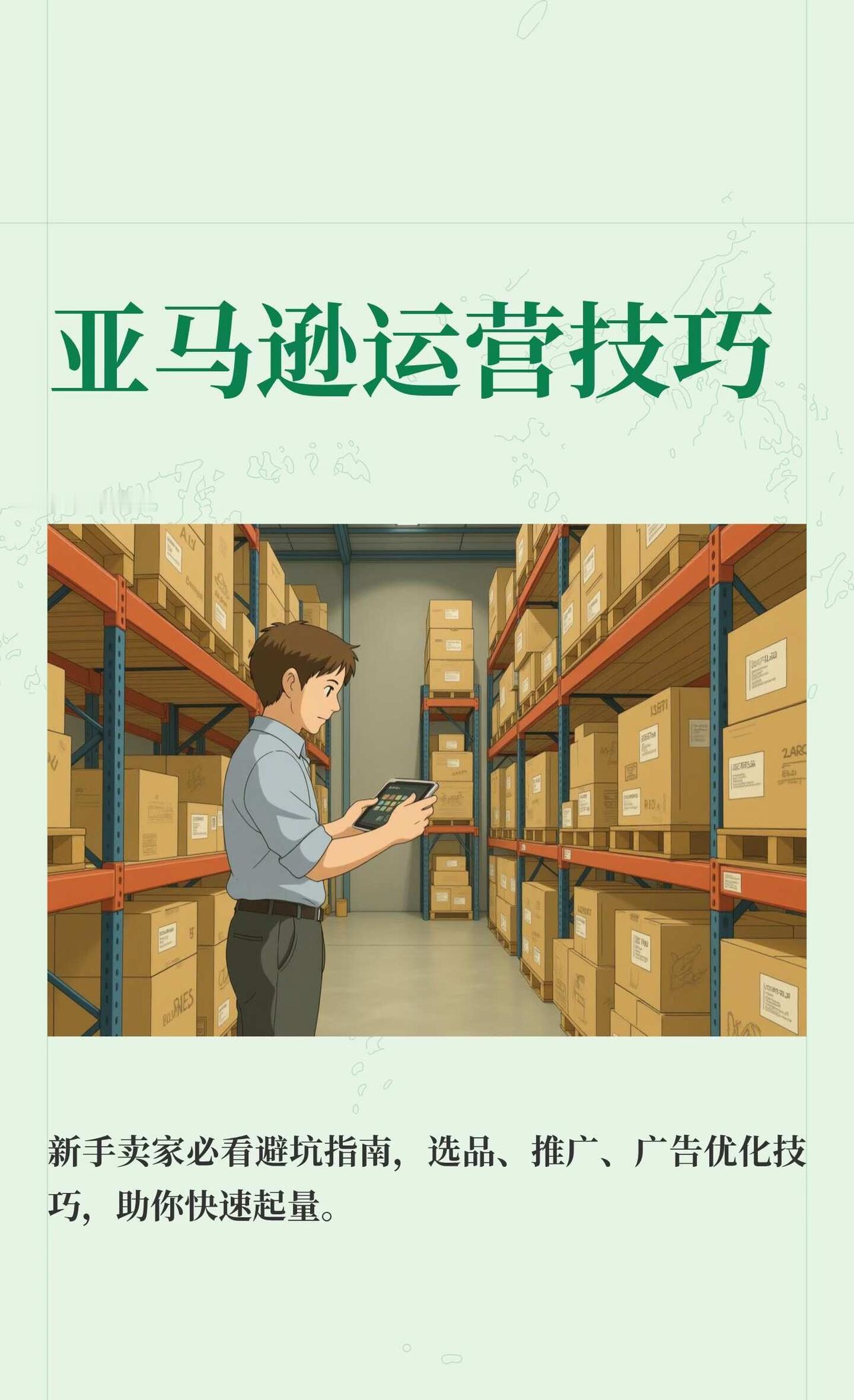 亚马逊运营技巧
新手卖家应避免盲目跟风红海类目、铺货过多、忽视合规审核和利润优先