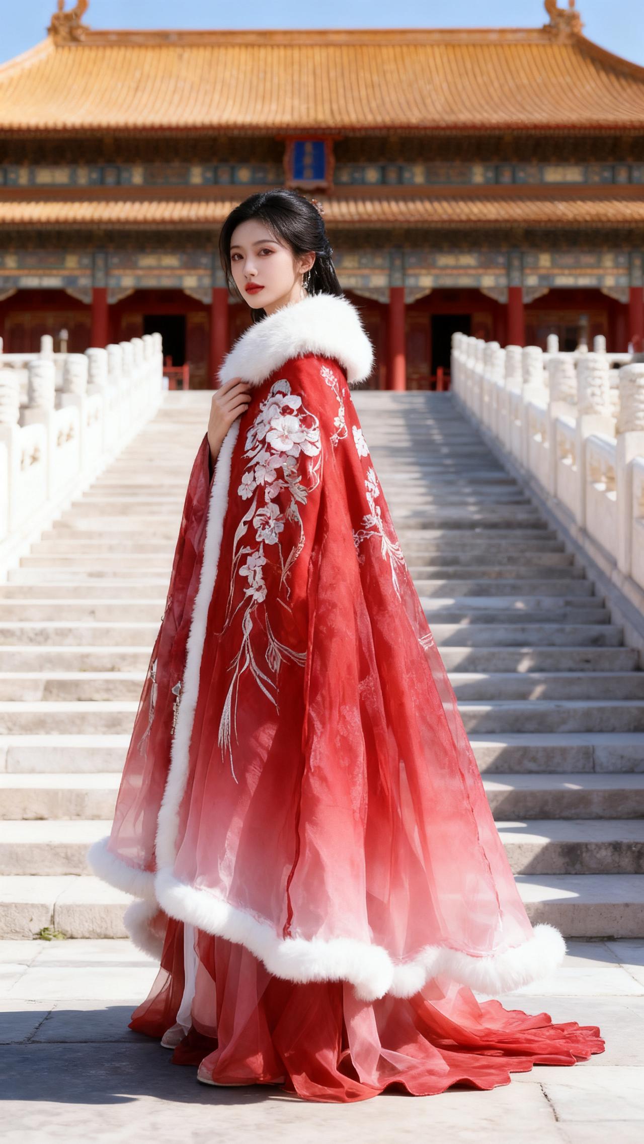 新年穿搭 汉服穿搭 东方美 红色系 国风古韵