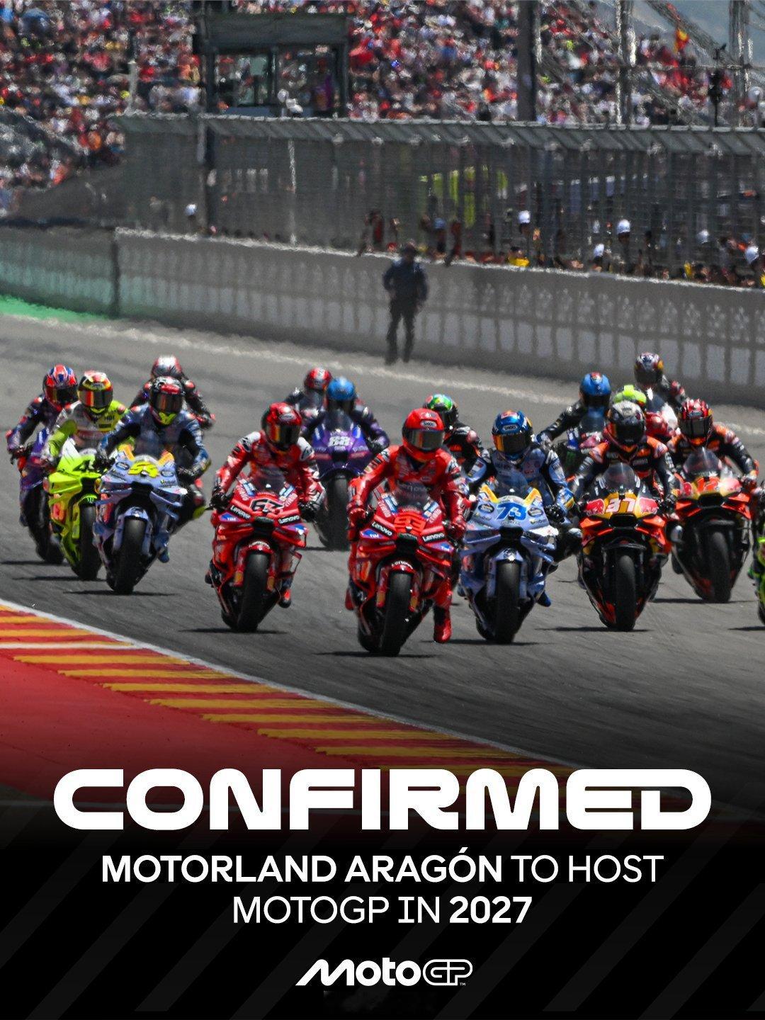 阿拉贡大奖赛🏁 已确认继续列入2027赛季MotoGP赛历。🤝而从2028年