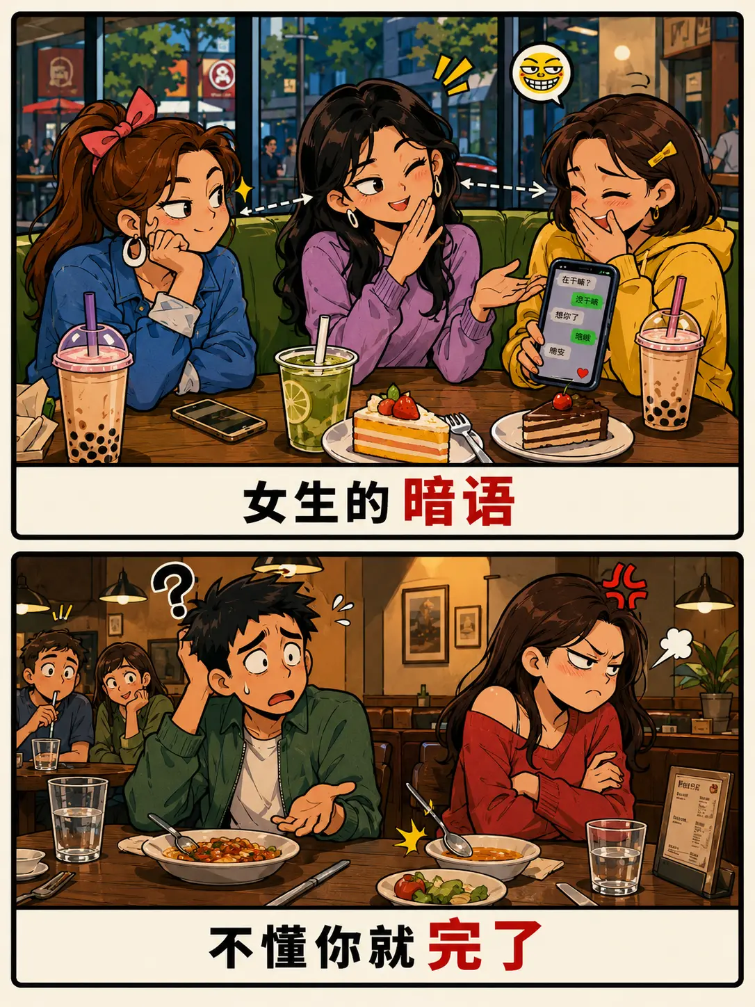女生大多都是嘴硬的含羞草，外表看着平静，内心早已翻涌。 嘴上说着没事...
