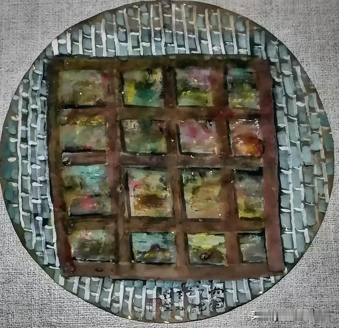 《西安李林绘画：窗》