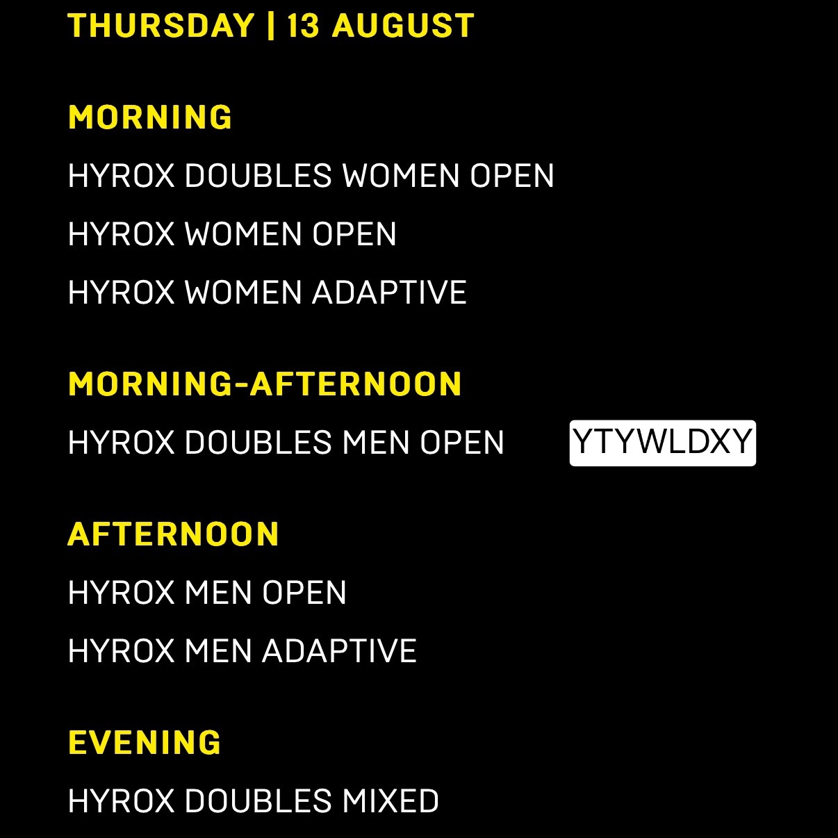 【260725】蔡有福林小路 「OUROAD to HYROX」8.13 比赛日
