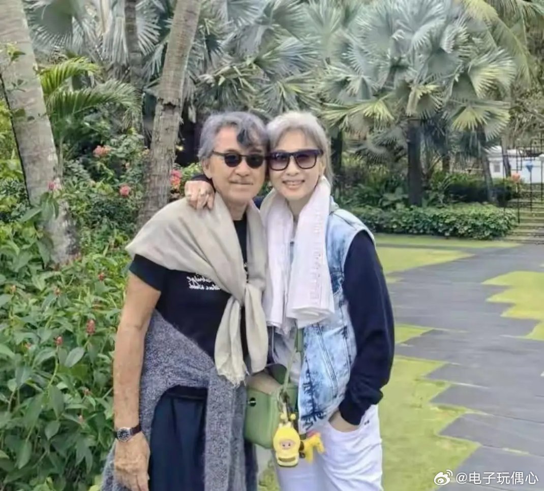 78岁林子祥一家在越南旅游，林子祥满头白发精神佳，叶蒨文身材好 