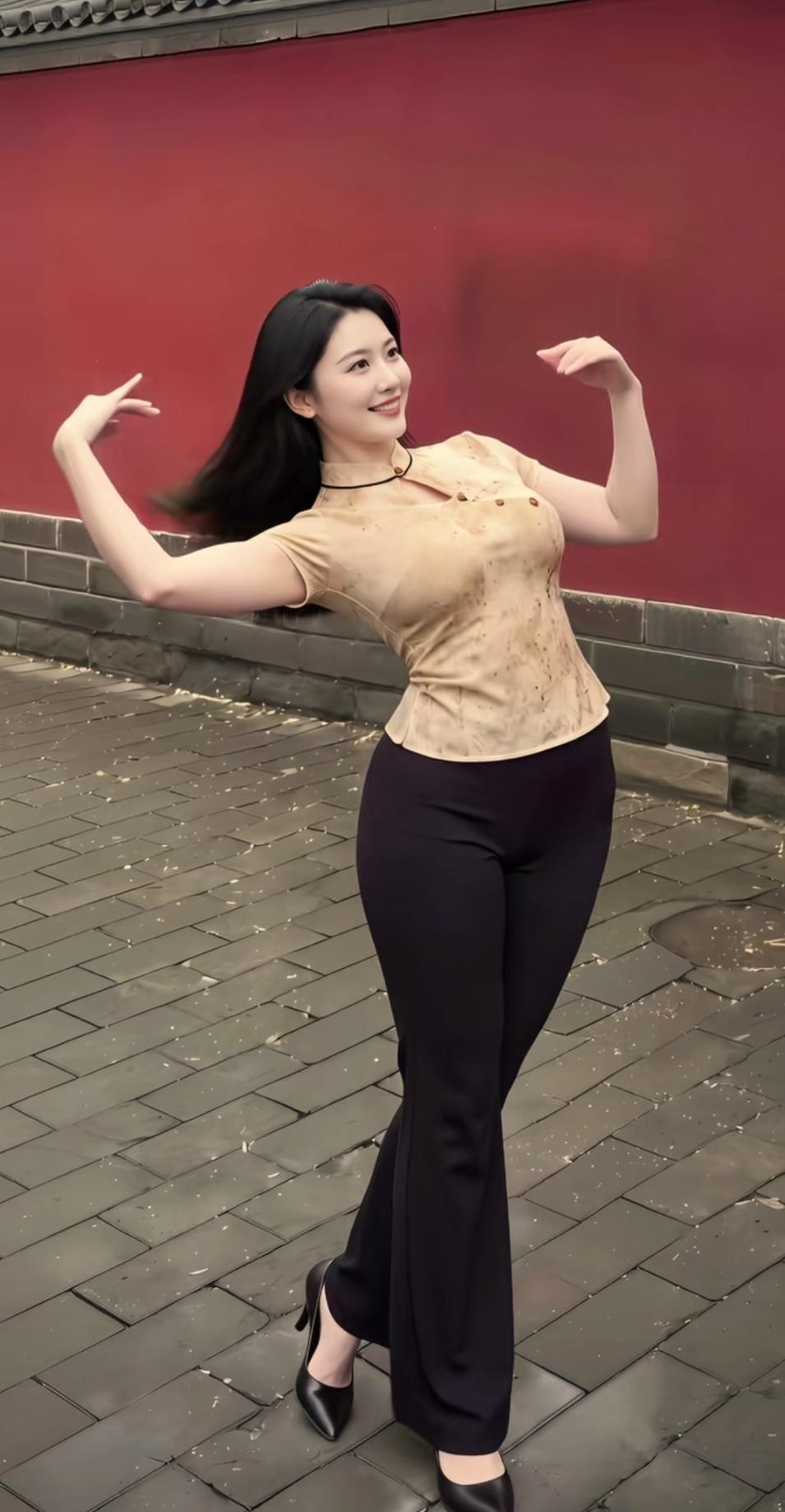有的女人为什么越看越喜欢？珠圆玉润成熟的风韵，秀丽妩媚，舞姿轻盈，令人心旷神怡微