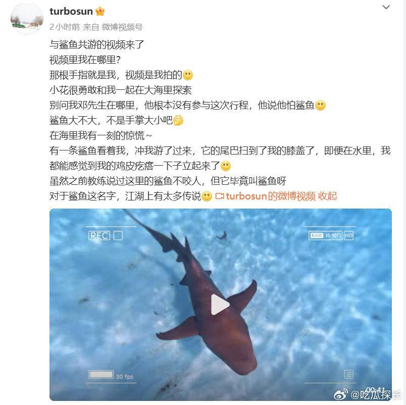 孙俪带小花浮潜 孙俪带小花浮潜，好勇敢的母女俩！孙俪晒与小花浮潜视频