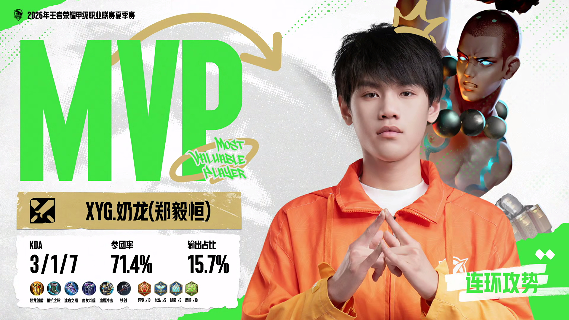 XYG电子竞技俱乐部7月6日 2026年K甲夏季赛常规赛第一轮第六场【XYG v