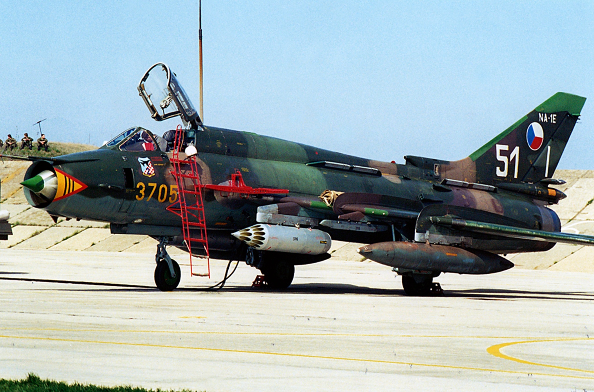 分享圖片：蘇聯蘇霍伊Su-17M4/Su-22M4“裝配匠”戰鬥轟炸機 